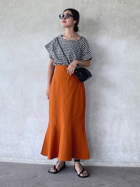 「ITEMS_URBANRESEARCH」｜yukariさん（レディース・168cm）の夏コーディネート