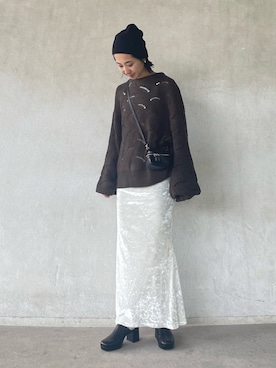「Ch!iii BAG（チーバック）の【ch!iii】MICRO VANITYバッグ（ショルダーバッグ）」を使った、yukariさん（レディース・168cm）の秋コーディネート