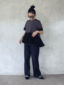 LA PEAU DE GEM（ラポドゥジェム）の「【LA PEAU DE GEM】high waist
