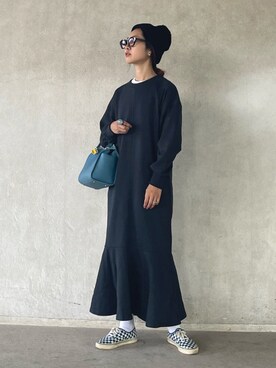 「FREAK'S STORE（フリークスストア）のアイテム（ピアス（両耳用））」を使った、yukariさん（レディース・168cm）の秋コーディネート