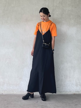 「HCAE（エイチシーエーイー）のアイテム」を使った、yukariさん（レディース・168cm）の夏コーディネート