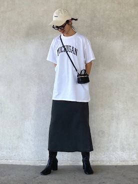 「chiiiibag」｜「アイテム（スカート）」を使った、yukariさん（レディース・168cm）の春コーディネート