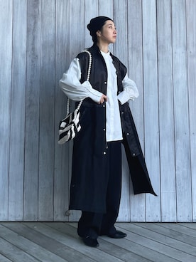 「cava cava（サヴァサヴァ）のアイテム（ローファー）」を使った、yukariさん（レディース・168cm）の春コーディネート