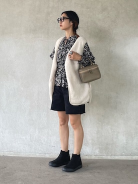 「AMAIL（アマイル）のアイテム（パンツ）」を使った、yukariさん（レディース・168cm）の秋コーディネート