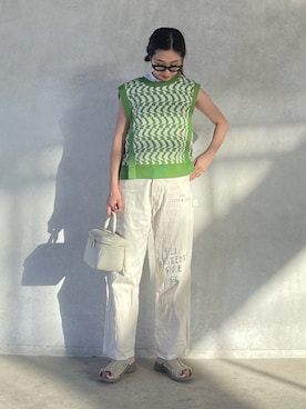 「EACH.（イーチ）のアイテム」を使った、yukariさん（レディース・168cm）の夏コーディネート