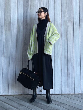 「HCAE（エイチシーエーイー）のアイテム」を使った、yukariさん（レディース・168cm）の秋コーディネート