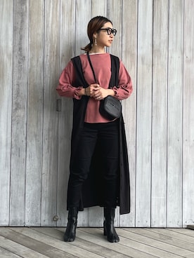 「Lee」｜「アイテム（ワンピース/ドレス）」を使った、yukariさん（レディース・168cm）の春コーディネート