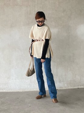 「byあしながおじさん」｜yukariさん（レディース・168cm）の冬コーディネート