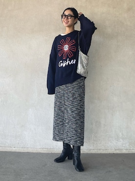 yukariさん（レディース・168cm）の冬コーディネート