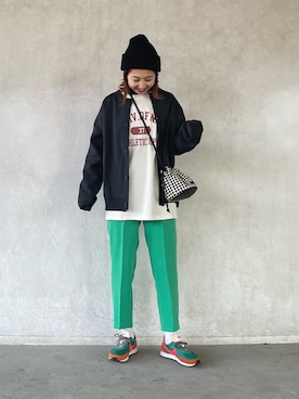 「Like Us（ライクアス）のアイテム」を使った、yukariさん（レディース・168cm）の冬コーディネート