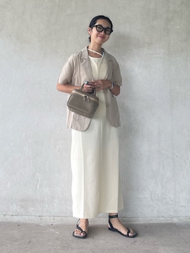 「A.EMERY（エーエメリー）のアイテム」を使った、yukariさん（レディース・168cm）の夏コーディネート