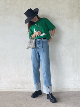 「BLACKBYMOUSSYPR」｜yukariさん（レディース・168cm）の夏コーディネート