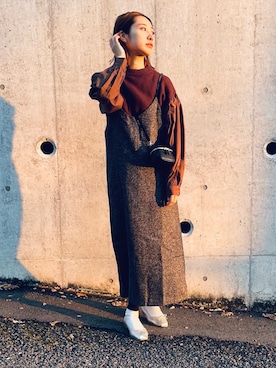 「chiiiibag」｜yukariさん（レディース・168cm）の冬コーディネート