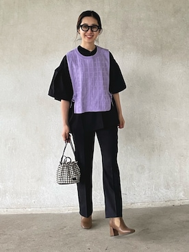 「EACH.（イーチ）のアイテム」を使った、yukariさん（レディース・168cm）の春コーディネート