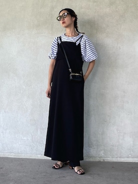「cava cava（サヴァサヴァ）のアイテム（サンダル）」を使った、yukariさん（レディース・168cm）の夏コーディネート
