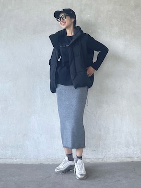 「CLEA（クレア）のアイテム（ジャケット/アウター）」を使った、yukariさん（レディース・168cm）の秋コーディネート