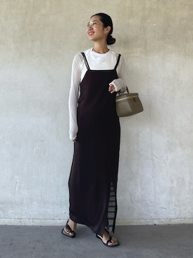 「HCAE（エイチシーエーイー）のアイテム」を使った、yukariさん（レディース・168cm）の夏コーディネート