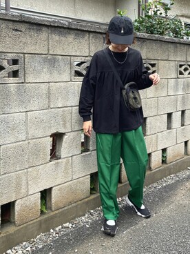 「キャップ女子」｜yukariさん（レディース・168cm）の秋コーディネート