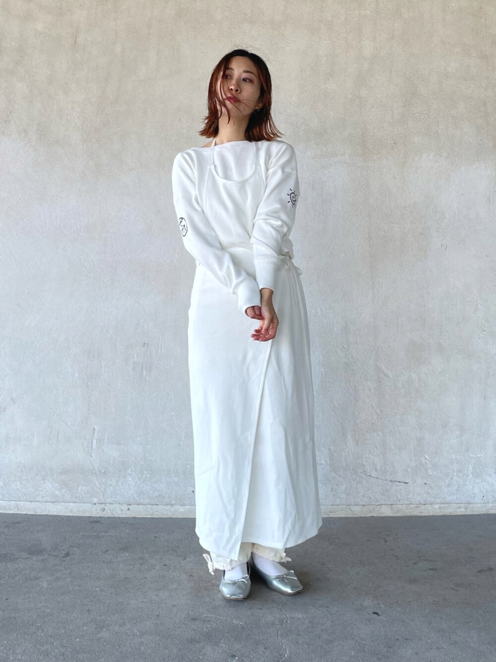 その他のワンピース/ドレスを着用したレディースの冬コーディネートの1枚目の写真