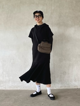 「アイテム（バレエシューズ）」を使った、yukariさん（レディース・168cm）の春コーディネート