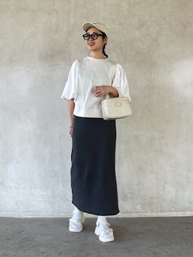 「サンダルに靴下」｜「アイテム（その他トップス）」を使った、yukariさん（レディース・168cm）の春コーディネート