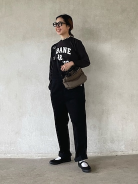 「something_jean」｜「アイテム（オールインワン・サロペット）」を使った、yukariさん（レディース・168cm）の春コーディネート
