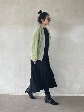 「HCAE（エイチシーエーイー）のアイテム」を使った、yukariさん（レディース・168cm）の秋コーディネート