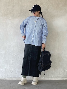 「ほめられ本命コーデ」｜「アイテム（アナログ腕時計）」を使った、yukariさん（レディース・168cm）の冬コーディネート