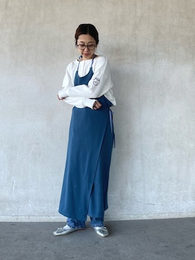ワンピース ドレスを使った ラップスカート の人気ファッションコーディネート Wear