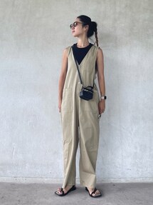 バックボタンテーパードサロペット PICCADILLY サロペット オーバーオール [PICCADILLY×PAY DAY