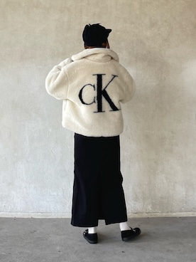 「Calvin Klein（カルバン・クライン）のアイテム（その他アウター）」を使った、yukariさん（レディース・168cm）の秋コーディネート