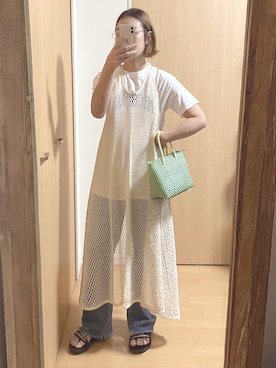 「LALO（ラロ）のアイテム」を使った、yumiさん（レディース・157cm）の春コーディネート