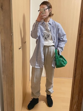 「クラークス」｜yumiさん（レディース・157cm）の春コーディネート