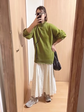 「ANGIE（アンジー）のアイテム」を使った、yumiさん（レディース・157cm）の秋コーディネート