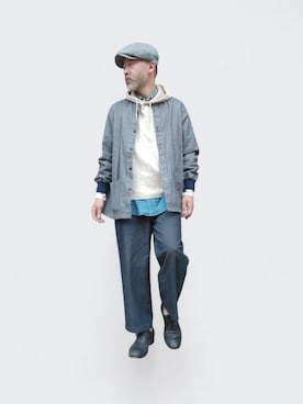 「green label relaxing（グリーンレーベルリラクシング）のアイテム」を使った、addict(s)さん（メンズ・178cm）の春コーディネート