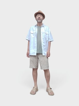「Chaco（チャコ）のアイテム」を使った、addict(s)さん（メンズ・178cm）の夏コーディネート
