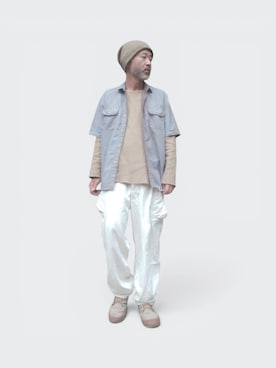 「LACOSTE（ラコステ）のアイテム」を使った、addict(s)さん（メンズ・178cm）の夏コーディネート
