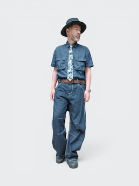 「Levi's（リーバイス）のアイテム」を使った、addict(s)さん（メンズ・178cm）の夏コーディネート