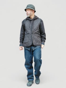 「WEEKEND(ER)（ウィークエンダー）のアイテム」を使った、addict(s)さん（メンズ・178cm）の冬コーディネート