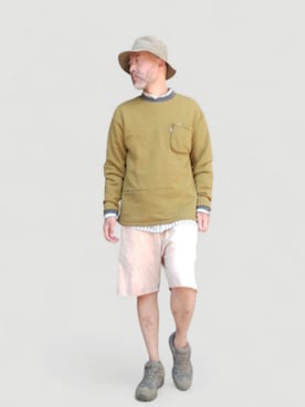 「アイテム（スウェット）」を使った、addict(s)さん（メンズ・178cm）の夏コーディネート
