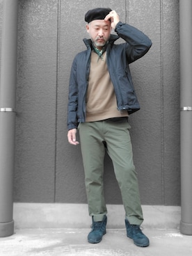 「DESCENTE ALLTERRAIN（デサント　オルテライン）のアイテム（ジャケット/アウター）」を使った、addict(s)さん（メンズ・178cm）の冬コーディネート