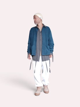 「Snow Peak（スノーピーク）のアイテム」を使った、addict(s)さん（メンズ・178cm）の秋コーディネート