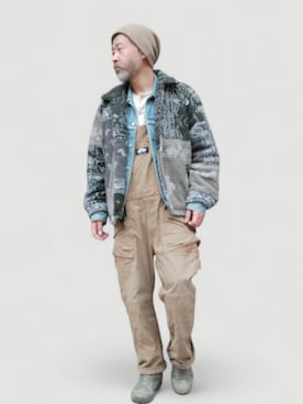 「アイテム（スニーカー）」を使った、addict(s)さん（メンズ・178cm）の秋コーディネート