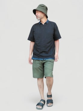 「バケットハット」｜addict(s)さん（メンズ・178cm）の夏コーディネート