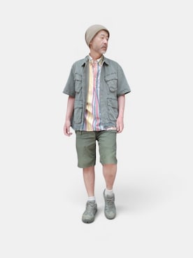「Levi's（リーバイス）のアイテム（パンツ）」を使った、addict(s)さん（メンズ・178cm）の夏コーディネート