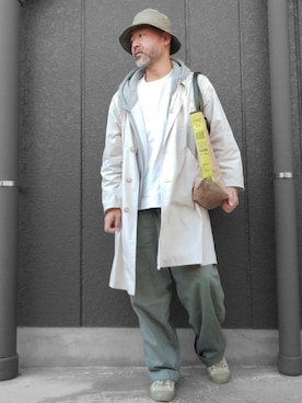 「WEEKEND(ER)（ウィークエンダー）のアイテム」を使った、addict(s)さん（メンズ・178cm）の春コーディネート