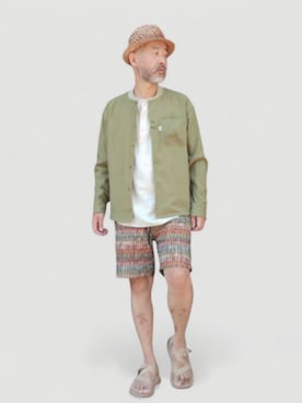 「H&M（エイチ・アンド・エム）のアイテム」を使った、addict(s)さん（メンズ・178cm）の夏コーディネート