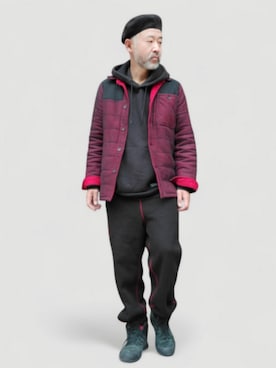 「アイテム（帽子）」を使った、addict(s)さん（メンズ・178cm）の秋コーディネート