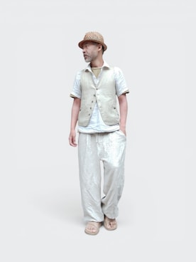 「H&M（エイチ・アンド・エム）のアイテム（帽子）」を使った、addict(s)さん（メンズ・178cm）の夏コーディネート