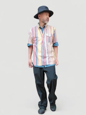 「アイテム（スニーカー）」を使った、addict(s)さん（メンズ・178cm）の秋コーディネート